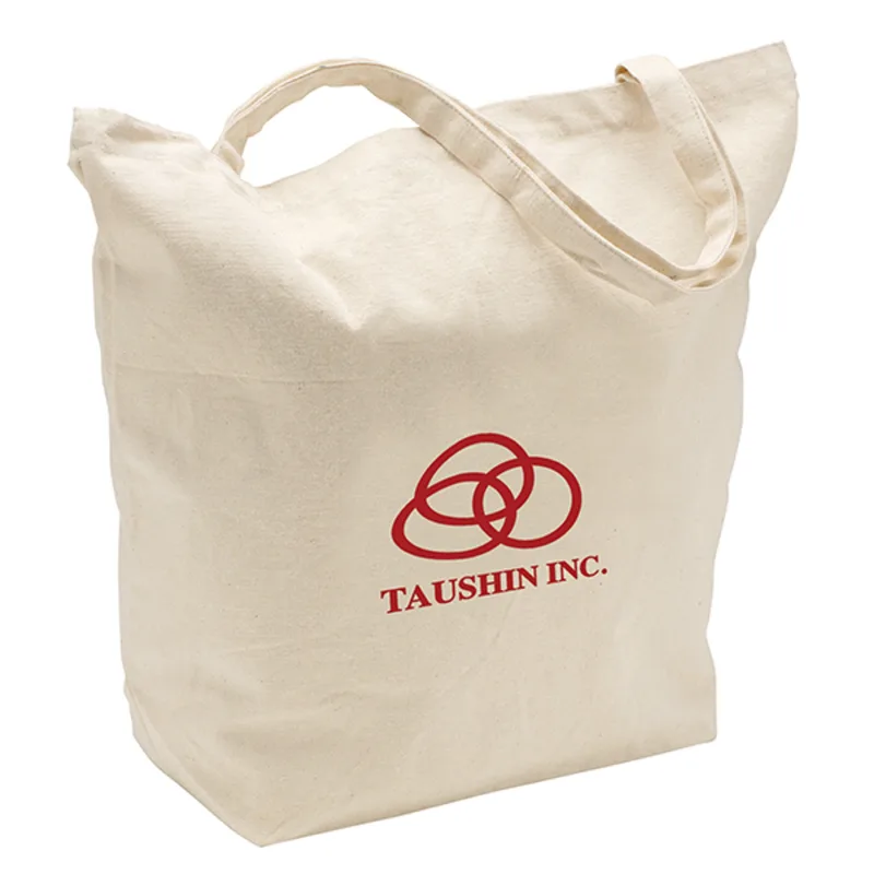 12 oz Cotton Canvas Tote Bag: 20" W x 17.5" H — view 3