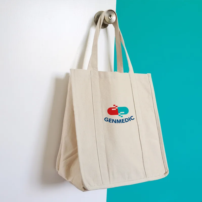 12 oz Cotton Jumbo Tote — view 2