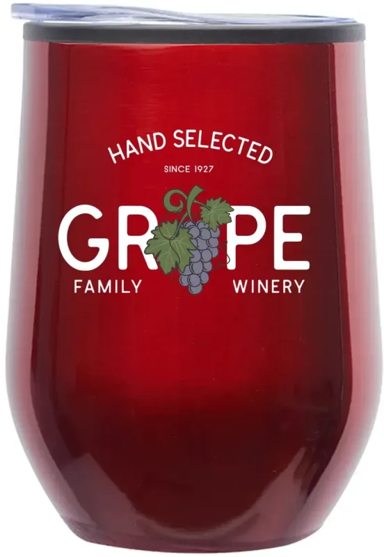 Personalized Stainless Steel Stemless Wine Glass - 20 oz. — view 10