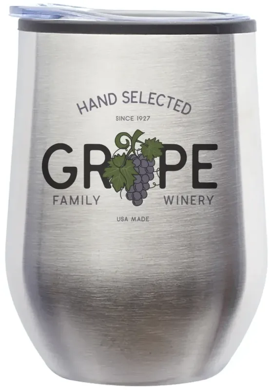 Personalized Stainless Steel Stemless Wine Glass - 20 oz. — view 2