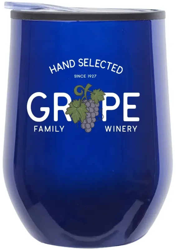 Personalized Stainless Steel Stemless Wine Glass - 20 oz. — view 4