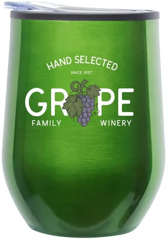 Personalized Stainless Steel Stemless Wine Glass - 20 oz. — view 5