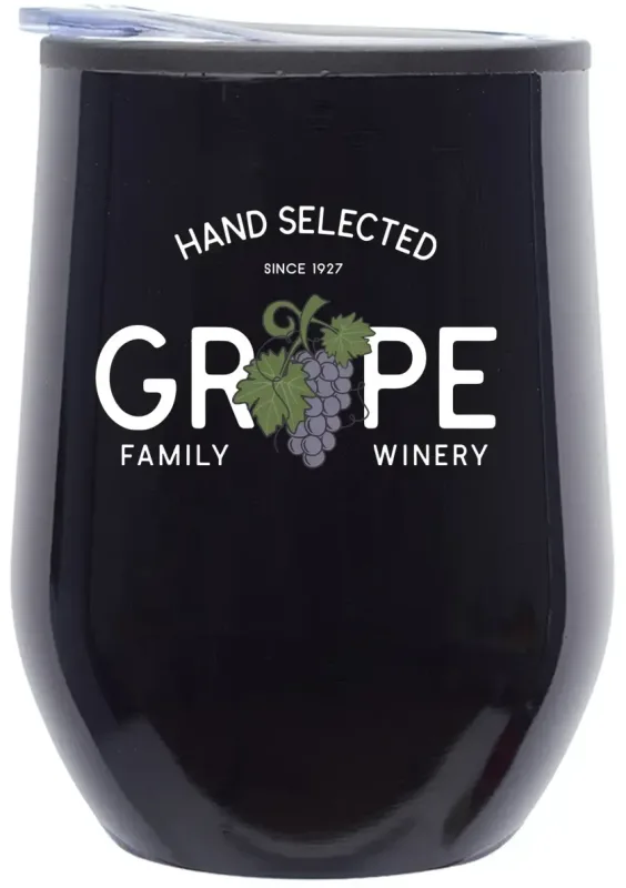Personalized Stainless Steel Stemless Wine Glass - 20 oz. — view 6