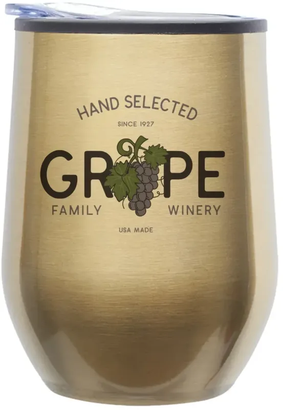 Personalized Stainless Steel Stemless Wine Glass - 20 oz. — view 8