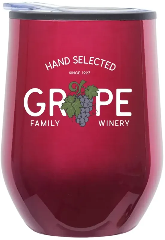 Personalized Stainless Steel Stemless Wine Glass - 20 oz. — view 9