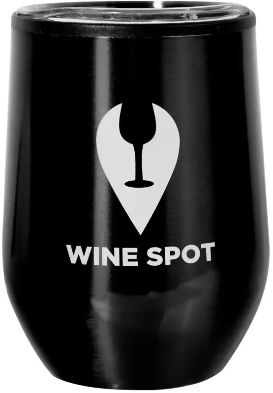 Customized Divvy Stainless Steel Stemless Wine Glass - 12 oz. (1 Color) — view 2