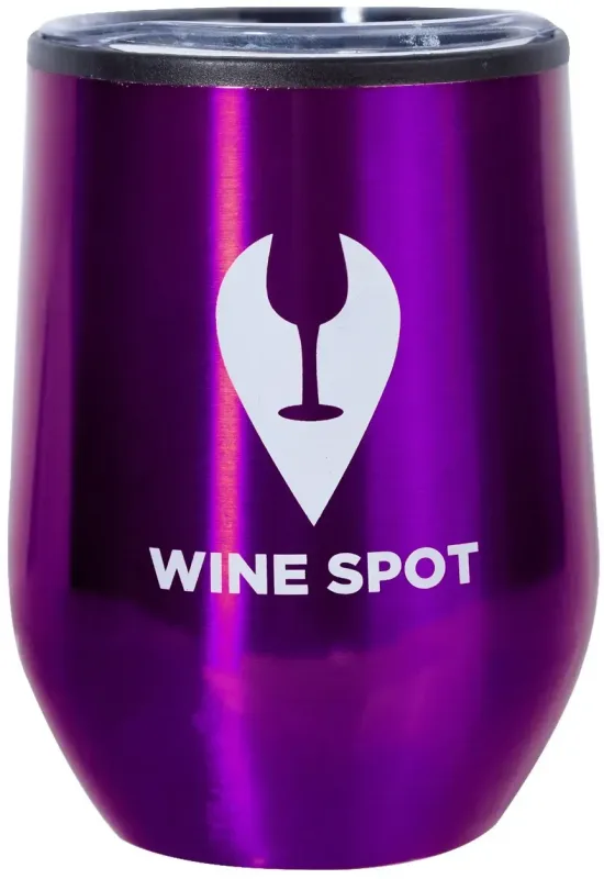 Customized Divvy Stainless Steel Stemless Wine Glass - 12 oz. (1 Color) — view 4
