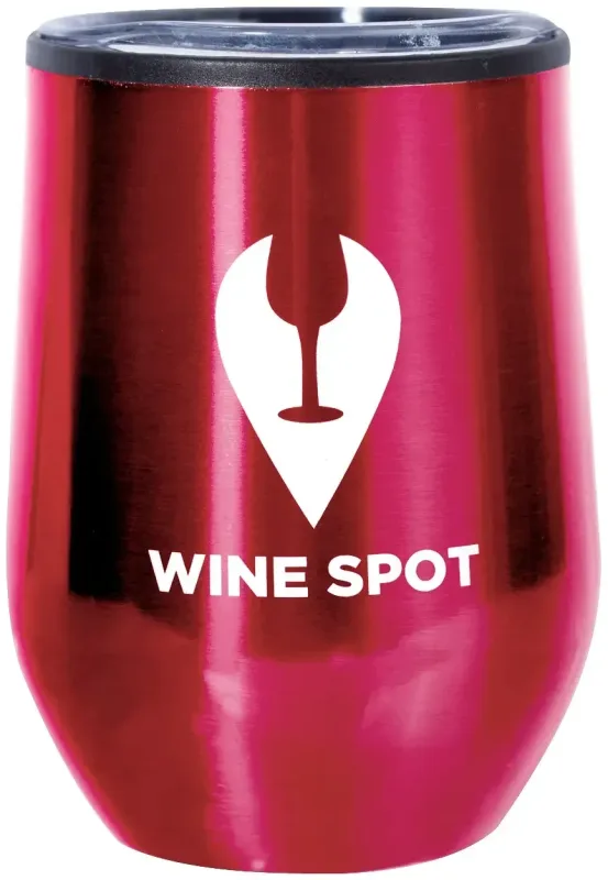 Customized Divvy Stainless Steel Stemless Wine Glass - 12 oz. (1 Color) — view 6