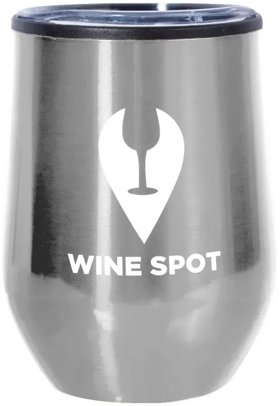Customized Divvy Stainless Steel Stemless Wine Glass - 12 oz. (1 Color) — view 8