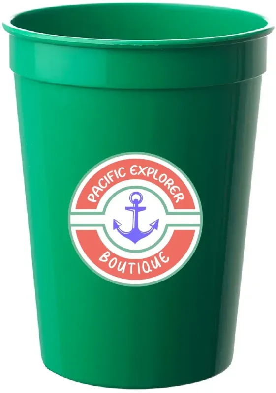 12 oz. Fanatic Plastic Stadium Cups w/ Full Color Imprint — view 2