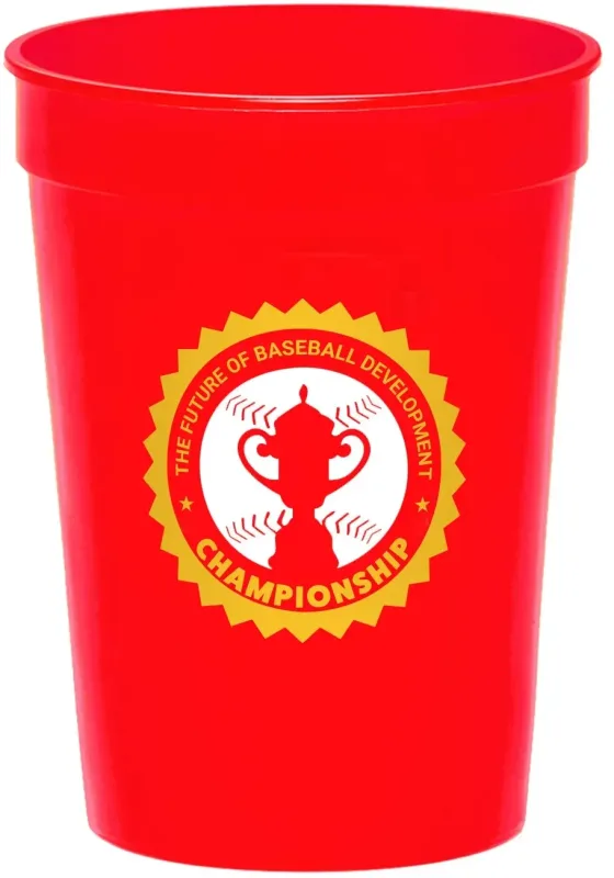 12 oz. Fanatic Plastic Stadium Cups w/ Full Color Imprint — view 5