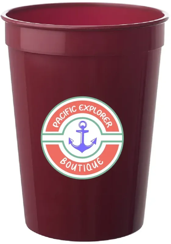 12 oz. Fanatic Plastic Stadium Cups w/ Full Color Imprint — view 6
