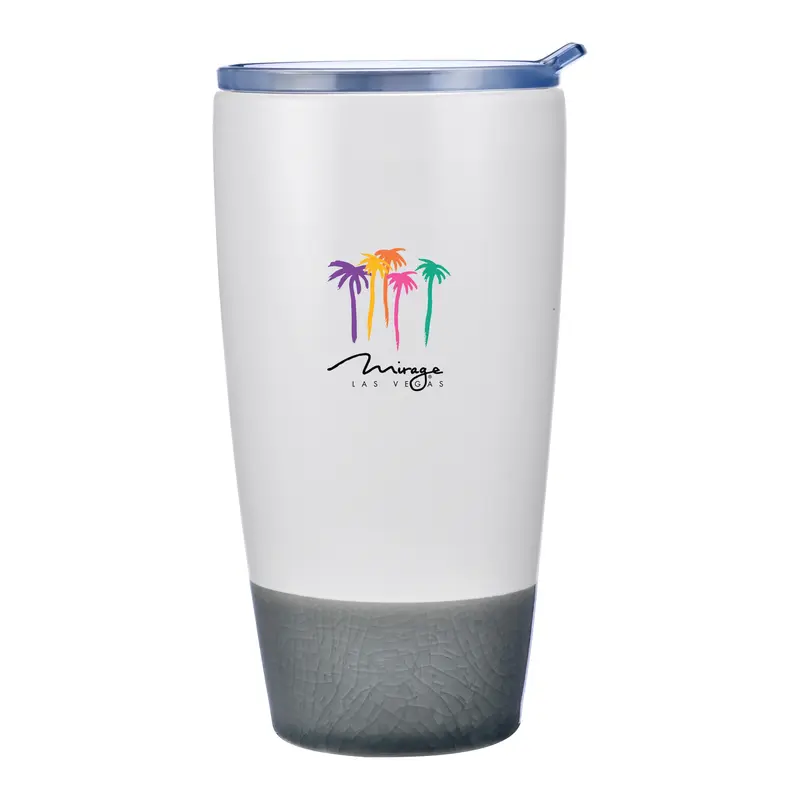 12 oz Insulated Double Wall Ceramic Tumbler