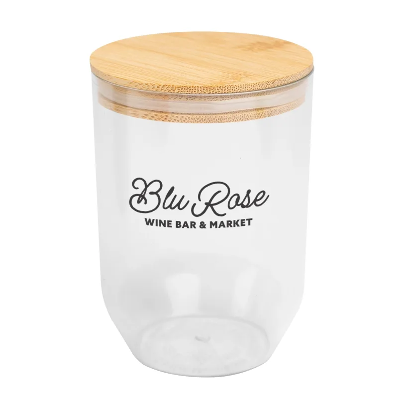 12 Oz. Montrose rPET Wine Tumbler With Bamboo Lid — view 20
