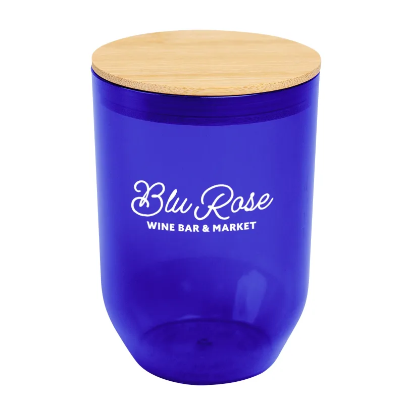 12 Oz. Montrose rPET Wine Tumbler With Bamboo Lid — view 6