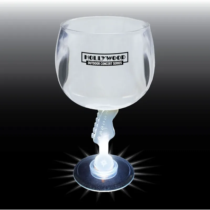 12 oz. Novelty Stem Plastic Wine Goblet — view 2