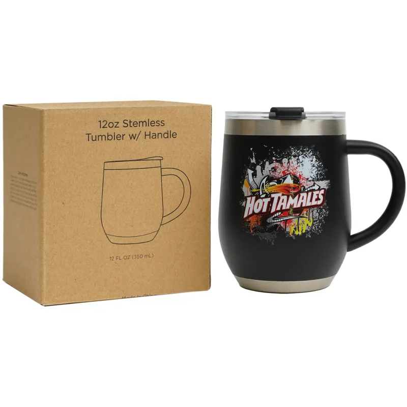 12 oz  Stemless Tumbler With Handle — view 3