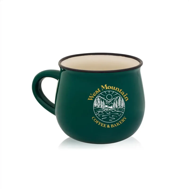 Personalized Two-Tone Ceramic Mug - 12 oz. — view 4