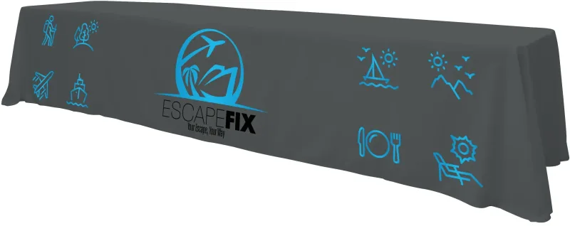12' Standard Table Throw (Full-Color Front Only) — view 11