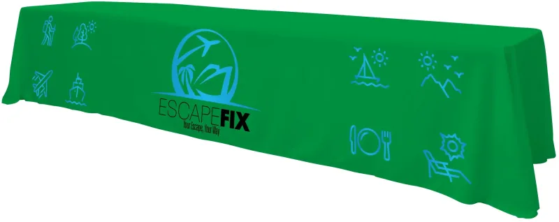 12' Standard Table Throw (Full-Color Front Only) — view 14