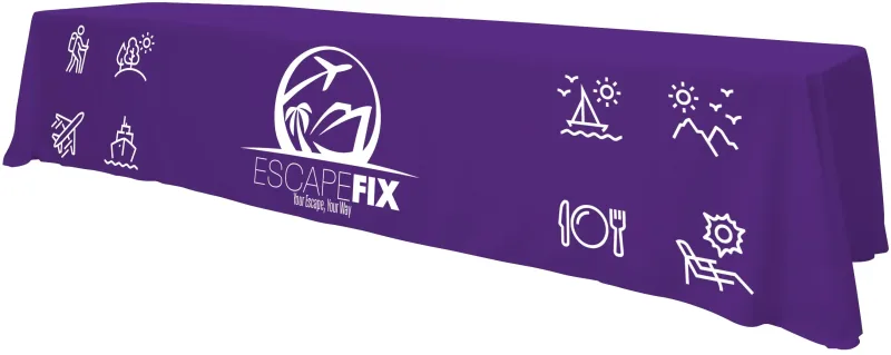 12' Standard Table Throw (Full-Color Front Only) — view 17