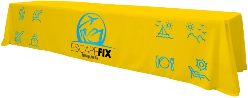 12' Standard Table Throw (Full-Color Front Only) — view 21