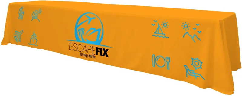 12' Standard Table Throw (Full-Color Front Only) — view 23