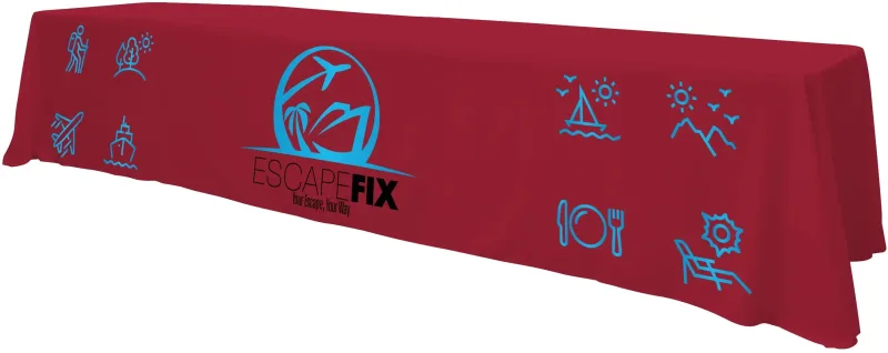 12' Standard Table Throw (Full-Color Front Only) — view 29