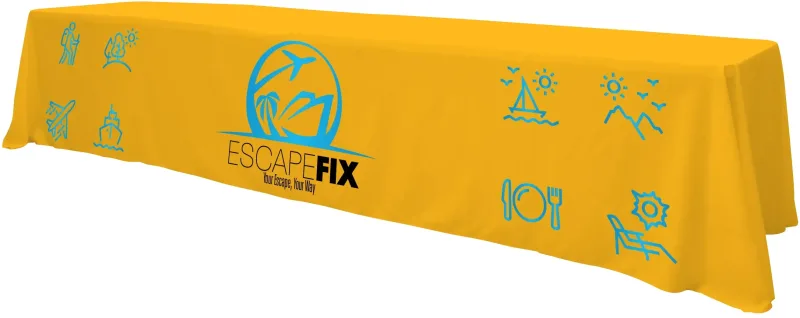 12' Standard Table Throw (Full-Color Front Only) — view 33