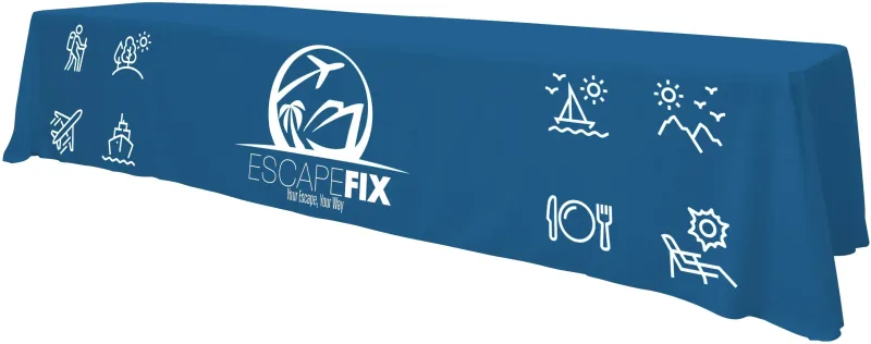 12' Standard Table Throw (Full-Color Front Only) — view 8