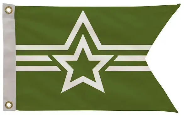 12" x 18" Polyester Guidon Flag Single-Sided