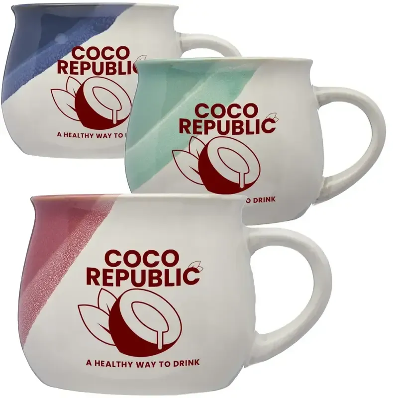 Custom Dripped Ceramic Mug - 12oz