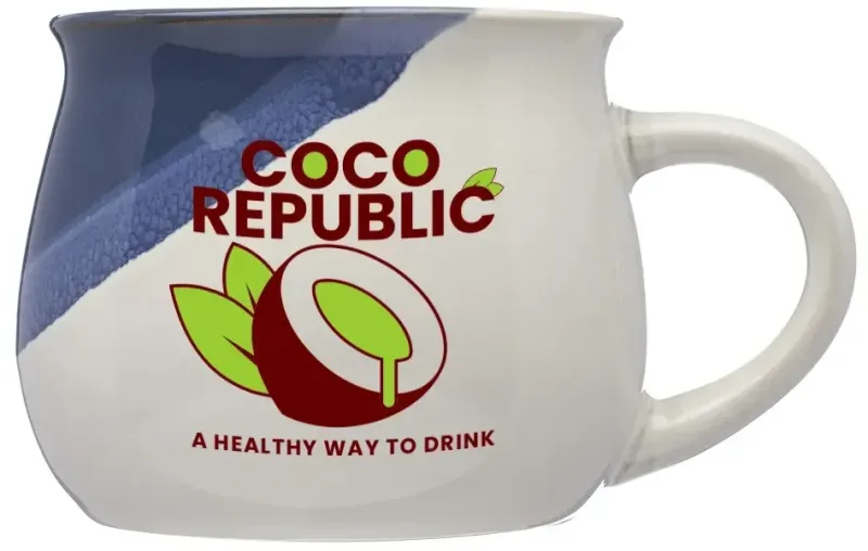 Charming Ceramic Dripped Mug (12oz, 2 Color) — view 3