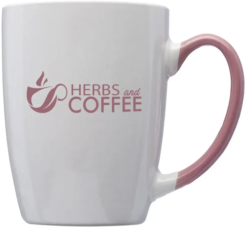 Personalized Two Tone Ceramic Mug - 12oz. — view 3