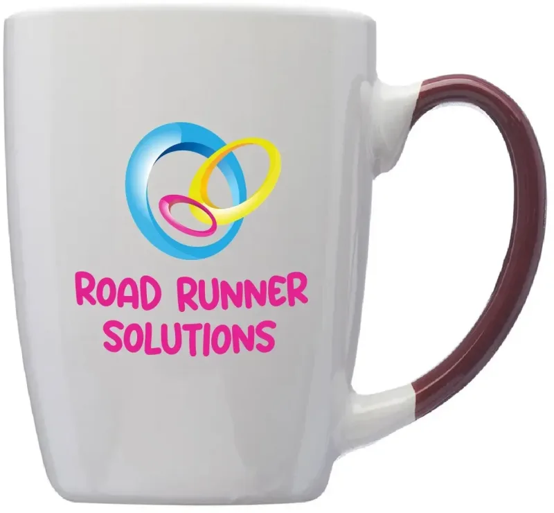 12oz Two Tone Ceramic Mug (Full Color) — view 2