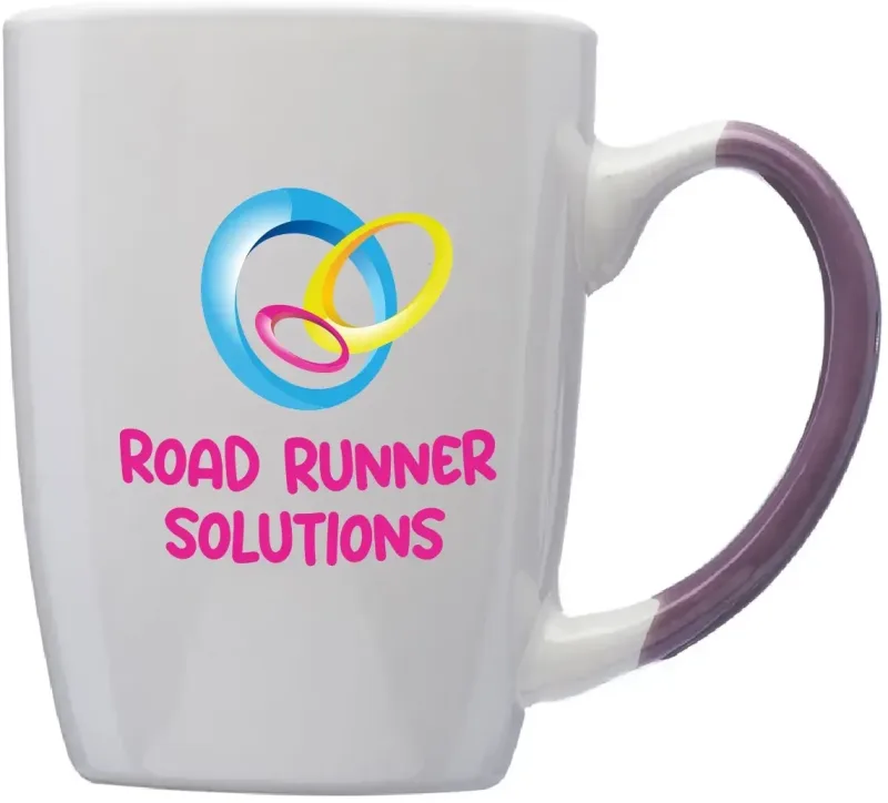 12oz Two Tone Ceramic Mug (Full Color) — view 3