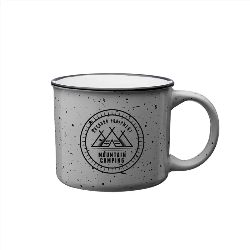 Personalized Happy Camper Ceramic Coffee Mug (13 oz.) — view 3