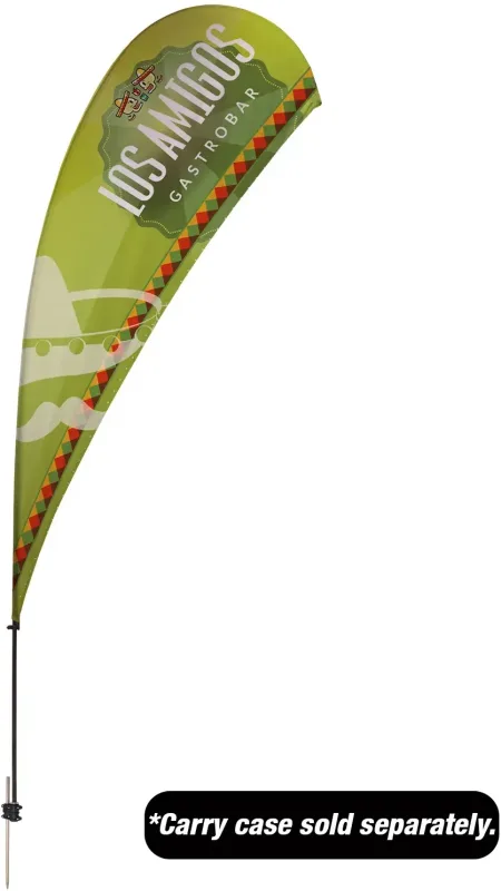 13' Value Teardrop Sail Sign Kit (Single-Sided with Value Spike) — view 3