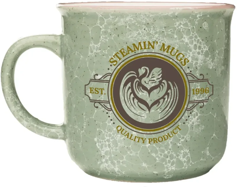 Personalized Marble Coffee Mug - 13oz (2 Color) — view 2