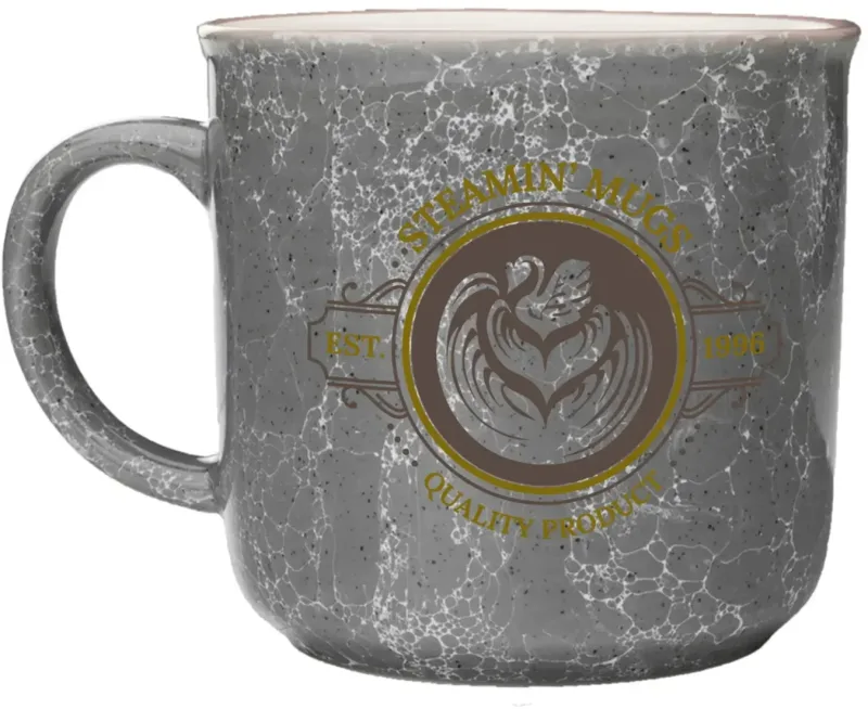 Personalized Marble Coffee Mug - 13oz (2 Color) — view 5