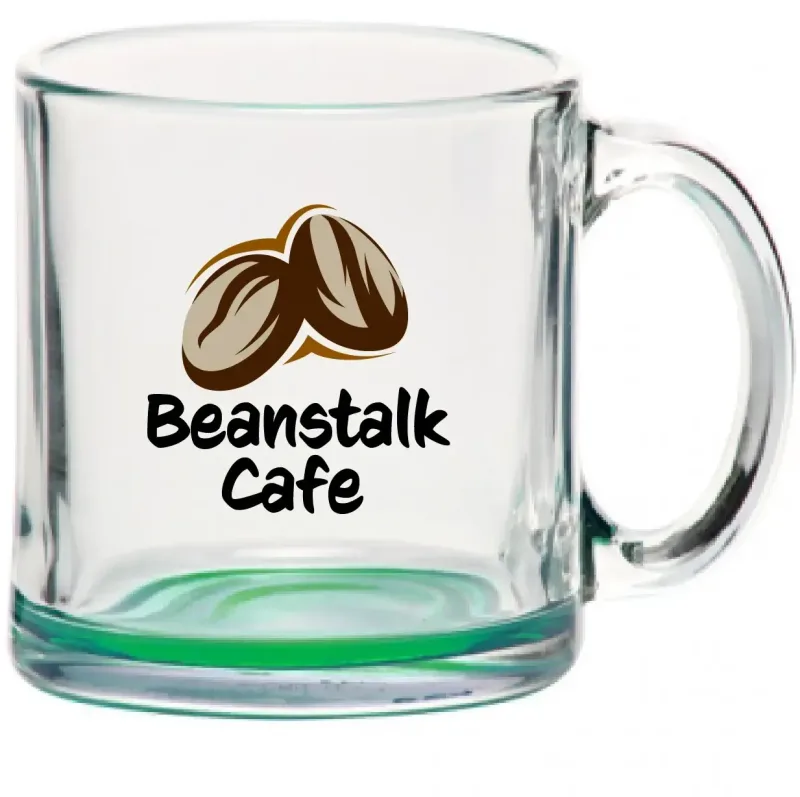 13oz Kona Glass Coffee Mug (Full Color) — view 2