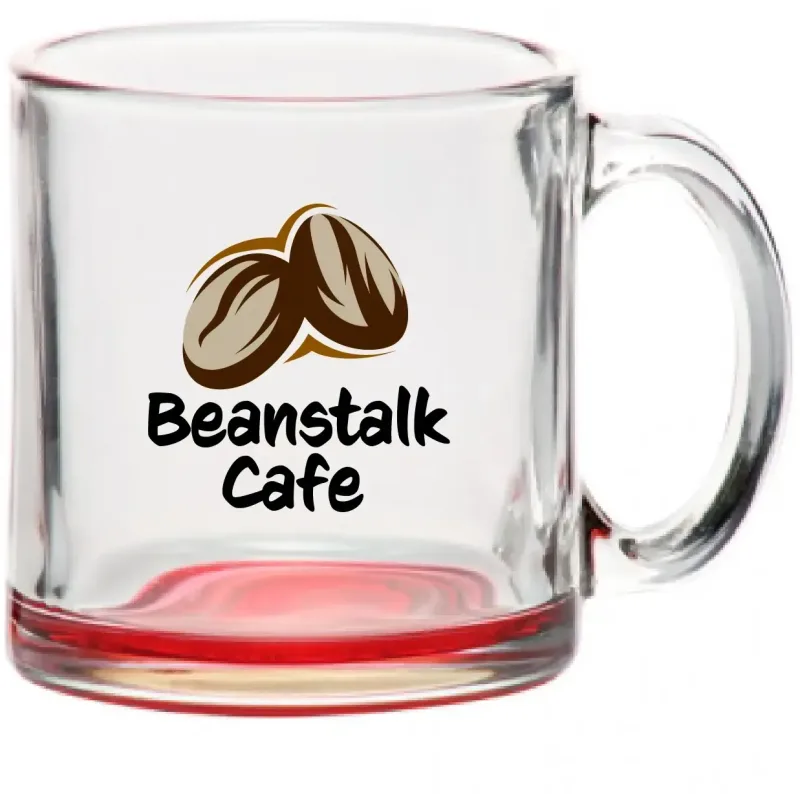 13oz Kona Glass Coffee Mug (Full Color) — view 4