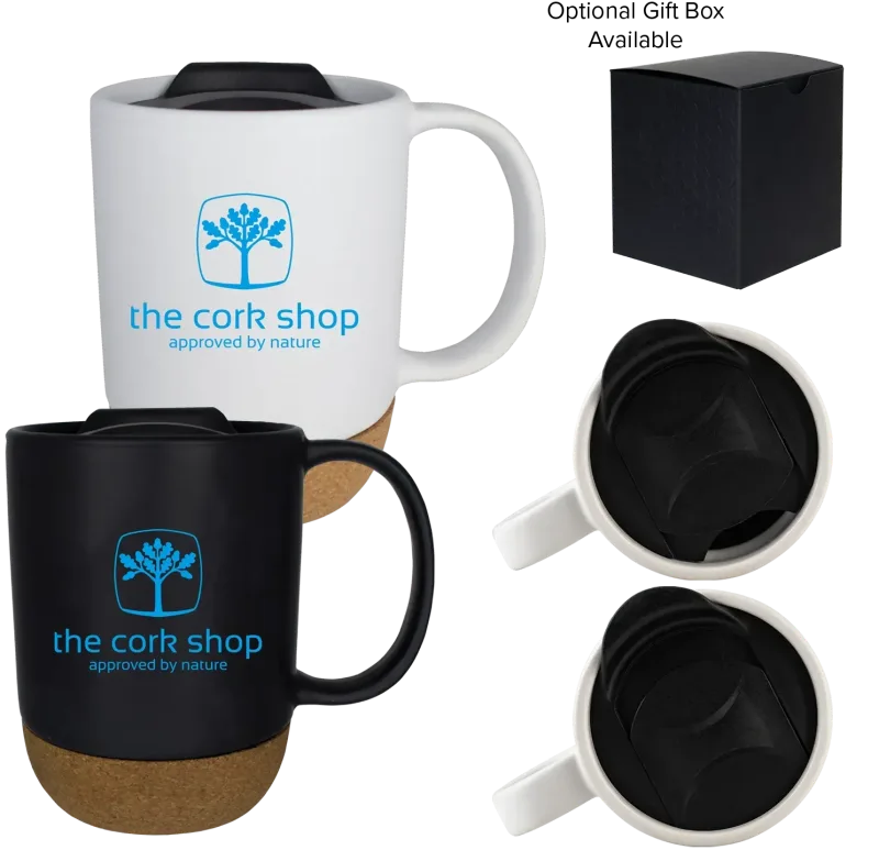 Custom Cork Bottom Mug (14 oz) — view 2