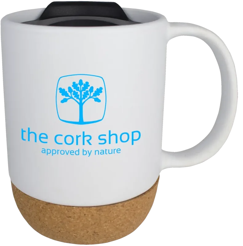 Custom Cork Bottom Mug (14 oz) — view 4