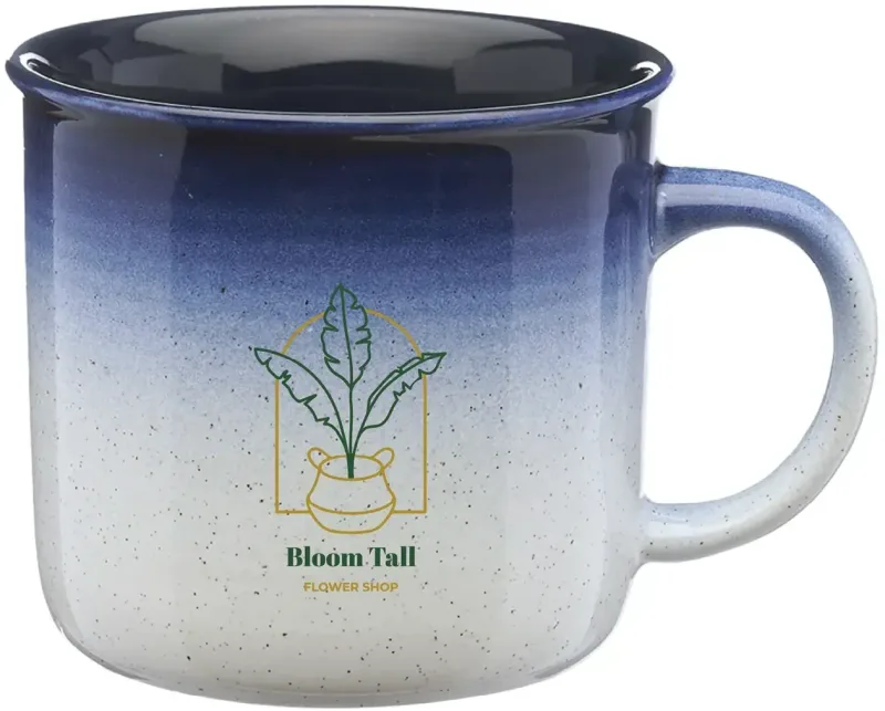 Personalized Gradient Bistro Mugs - 14 oz. (2 Color) — view 2