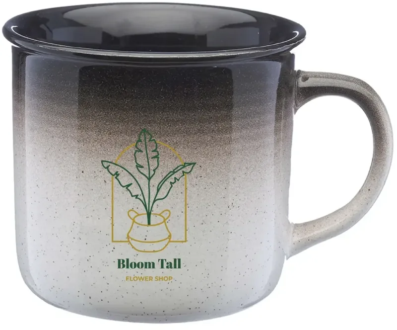 Personalized Gradient Bistro Mugs - 14 oz. (2 Color) — view 3