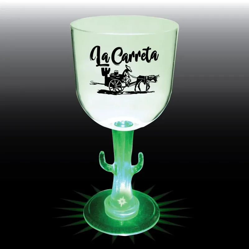 14 oz. Novelty Stem Plastic Wine Goblet — view 4