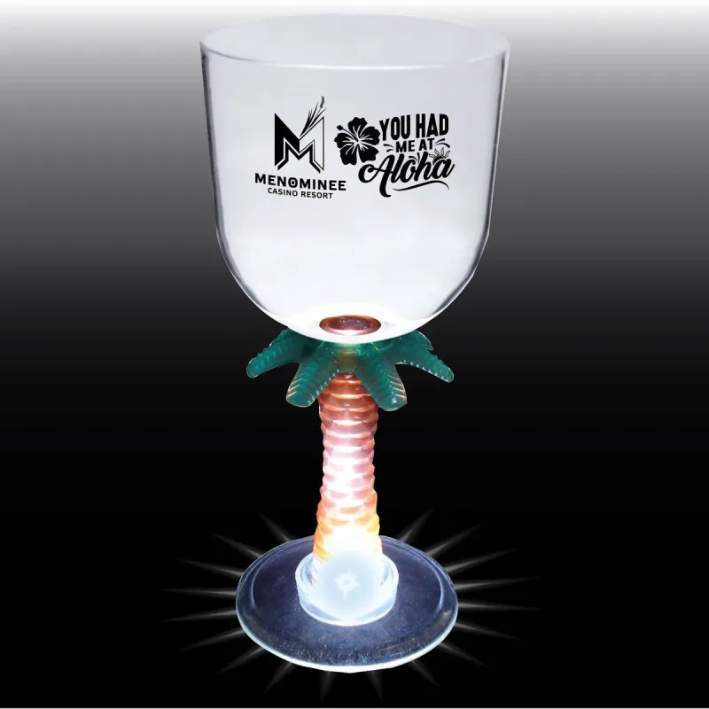 14 oz. Novelty Stem Plastic Wine Goblet — view 6