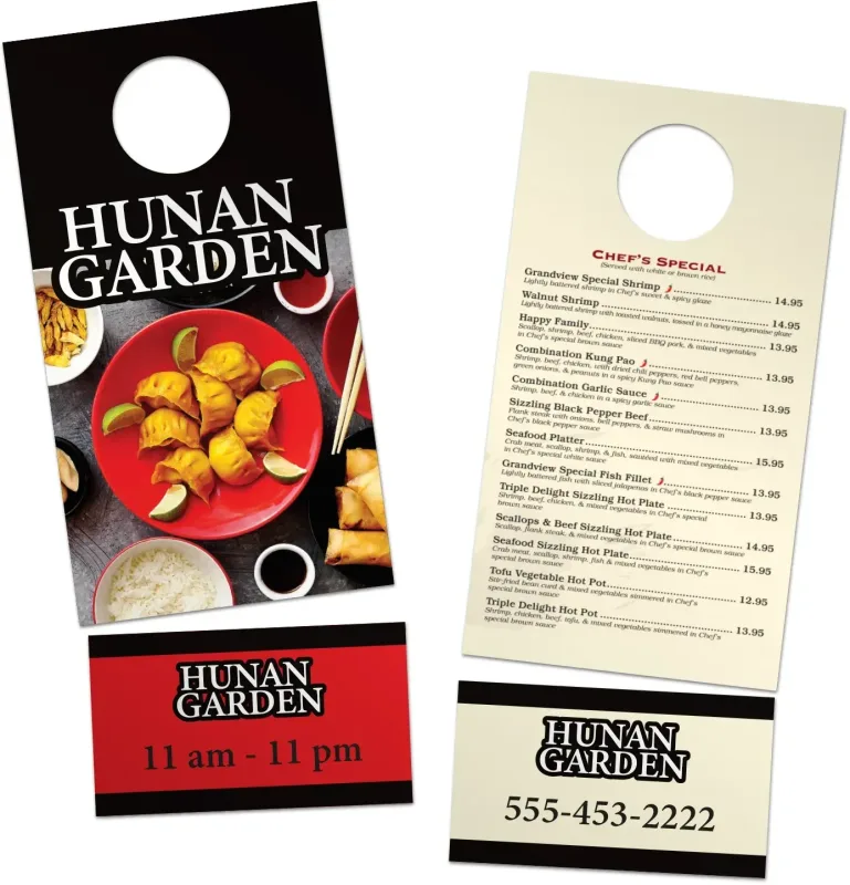 Personalized Perforated Door Hangers — view 4