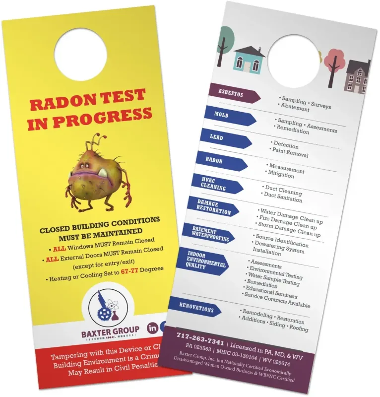 Promo Glossy Door Hangers — view 2